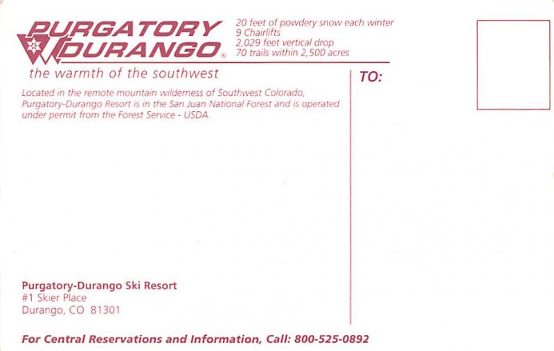 Purgatory Durango Ski Resort - 