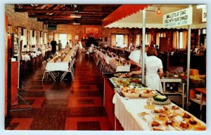 NEBRASKA CITY, NE  Steinhart Park THE LODGE Restaurant Interior    Postcard