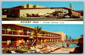 Miami Beach   Florida   Desert Inn Hotel    Postcard