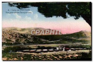 Old Postcard Camp Carpiagne Vue Generale barracks