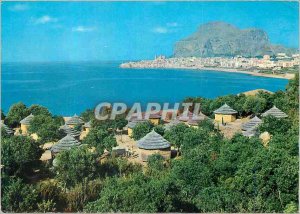 Postcard Modern Cefalu Vue Generale and Magic Village