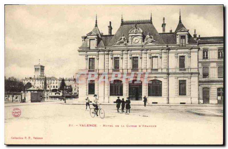 Postcard Old Bank Hotel Valencia City of Caisse d & # 39Epargne Velo Cycle