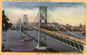 CA - San Francisco. Oakland Bay Bridge