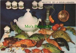 Food & Drink Postcard - Cooking - Recipe - La Bouillabaisse RR13844