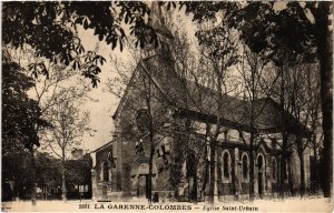 CPA La Garenne Colombes Eglise St Urbain (1314503)