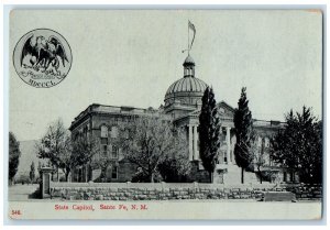 c1910's State Capitol Exterior Roadside Santa Fe New Mexico NM Unposted Postcard