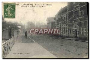 Old Postcard Prison Louviers penitents Street Jail and Courthouse