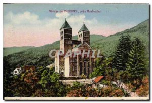 Postcard Abbey of Murbach near Guebwiller