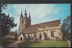 Kent Postcard - Church of St John The Baptist, Penshurst   T5866