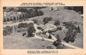 East Providence Rhode Island Tophill Taunton Pike Aerial View Postcard AA28996