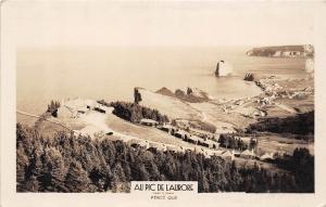 CANADA QUEBEC Postcard Real Photo RPPC c1940s PERCE All Pic De L'Aurore Birds 88