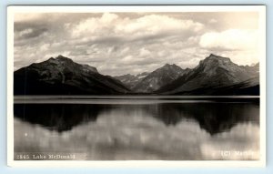 RPPC GLACIER NATIONAL PARK., MT Montana ~ LAKE McDONALD c1920s Postcard