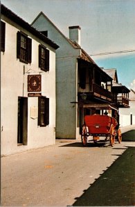 Oliveros Benet Houses San Agustine Antiguo St Augustine FL Florida Postcard VTG  
