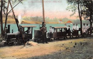 Verona Lake New Jersey Mini Steam Railroad Vintage Postcard AA110642