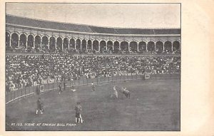 Scene at Spanish Bull Fight Stadium, Misc. Unused 