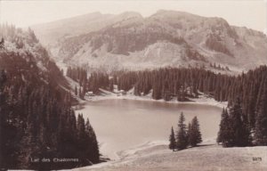 Switzerland Lac des Chavonnes Real Photo