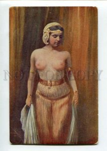 3110169 Semi-Nude Slave BELLY DANCER in HAREM by KOEHLER old PC