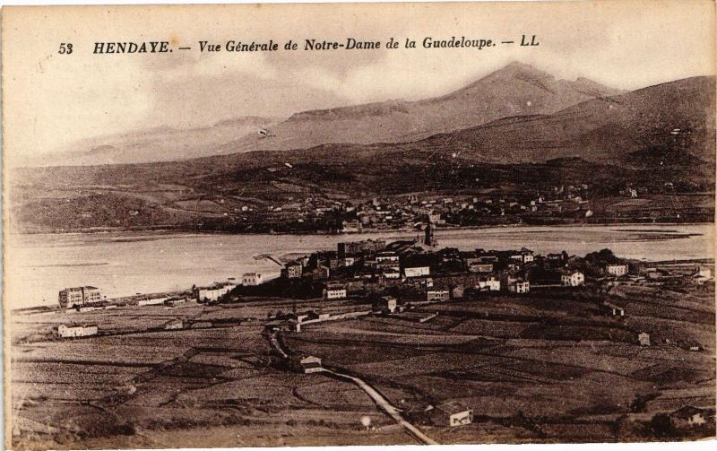 CPA HENDAYE - Vue générale de N.-D. de la Guadeloupe (163376)