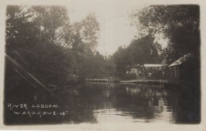 Wargrave Thames River Berkshire Used Real Photo Postcard