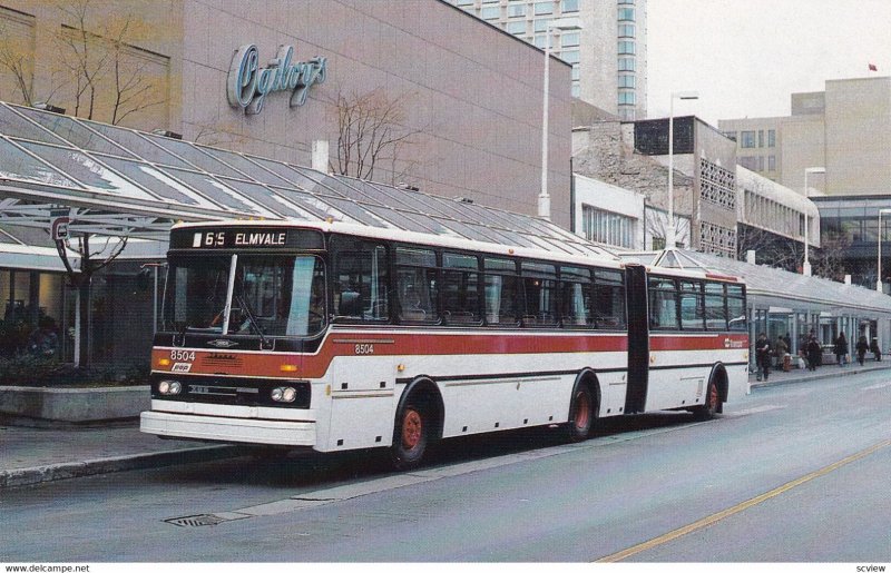 TORONTO, Ontario, 1950-1960s; OC Transpo Bus 8504