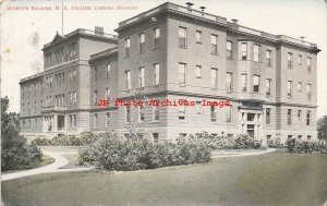 MI, Lansing, Michigan, Agricultural College, Women's Building, Exterior View