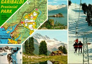 Canada British Columbia Garibaldi Provincial Park With Map and Multi View