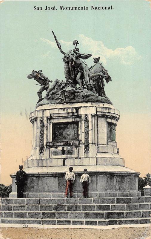 B70/ San Jose Costa Rica Central America C.A. Postcard  c1910 National Monument