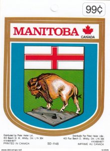 Travel Sticker , MANITOBA , 50-60s