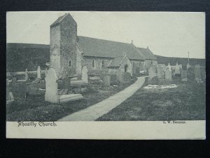 Wales The Gower RHOSILLI Saint Mary's Church c1904 Postcard by G.W., Swansea