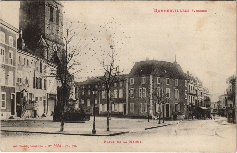 CPA RAMBERVILLERS - Place de la Mairie (154453)