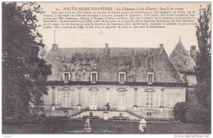 Le Chateau (Cote Ouest), Face A La Route, NUITS-SOUS-RAVIERES, France, 1900-1...