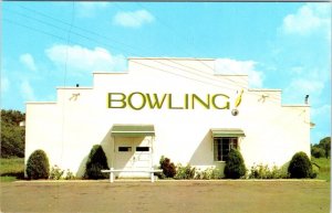 Conneaut Lake, PA Pennsylvania  STEWARTS BOWLING LANES/ALLEY  Roadside  Postcard