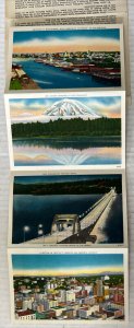 Seattle Washington 18 Postcard Souvenir Folder