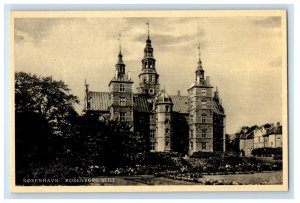 c1950s Kobenhaven Rosenborg Slot Copenhagen Denmark Unposted Vintage Postcard