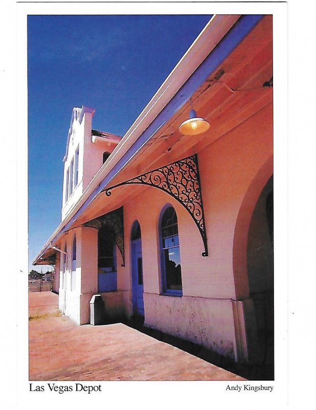 Restored Railroad Santa Fe Train Depot  Historic Las Vegas New Mexico 4 by 6