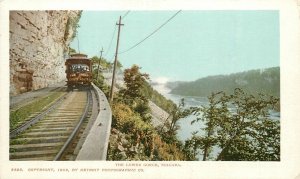 C1905 New York Lower Gorge railroad Detroit Photographic Postcard 25-11395