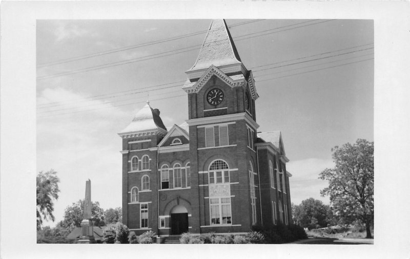 H75/ Talbotton Talbot Georgia RPPC Postcard c1950s County Court House 134