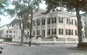 Two Portico Houses in Nantucket, Massachusetts