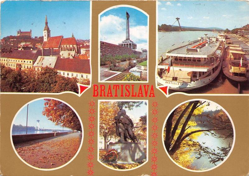 B45352 Bratislava boats bateaux multiviews   slovakia