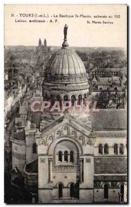 Postcard Old Tours Basilica of St Martin