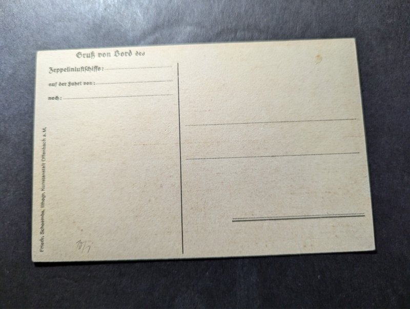 Mint Germany Aviation With Zeppelin Ships Postcard Airship