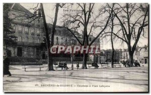 Old Postcard Bagneres de Bigorre Coustous and Place Lafayette