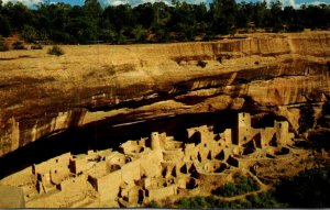 Colorado Mesa Verde National Park Looking Down Into Cliff Palace