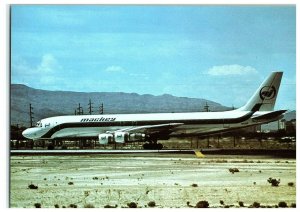 Mackey International Douglas DC 8 51 at Las Vegas Airplane Postcard