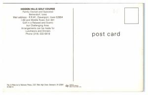 1970s Hidden Hills Golf Course, Bettendorf, IA Postcard