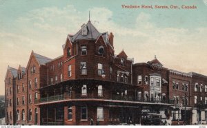 SARNIA , Ontario , 1920 ; Vendome hotel