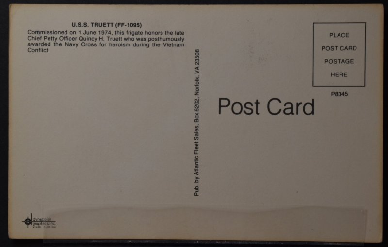 US Navy Ship - U.S.S. Truett [FF-1095]