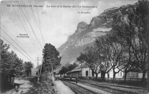 br104829 montmelian la gare  la rocher dit la savoyarde france  railway train