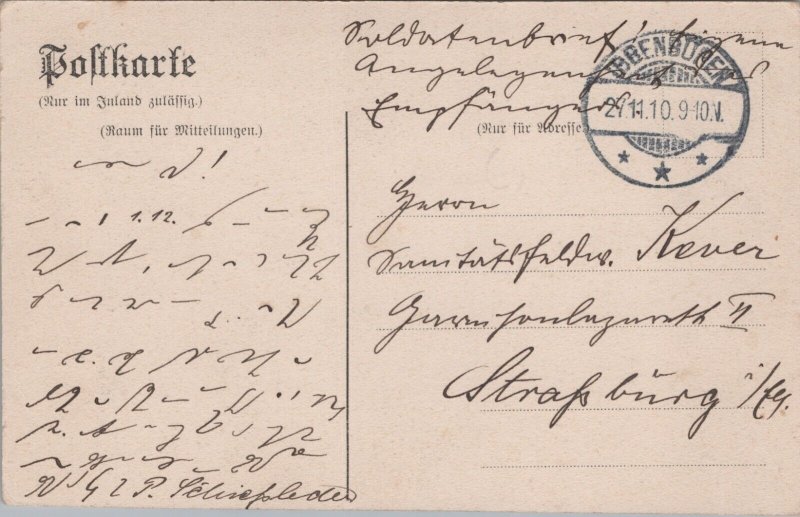 Germany Ibbenbüren Grosse Strasse Vintage Postcard 09.39 