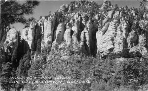 Arizona Harding's Pipe Organ 1940s RPPC Photo Postcard Oak Creek Canyon 337